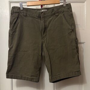 Carhartt Men's Dark Olive Cargo Shorts
